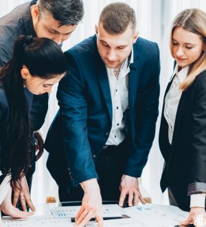 Close-up of a business license document